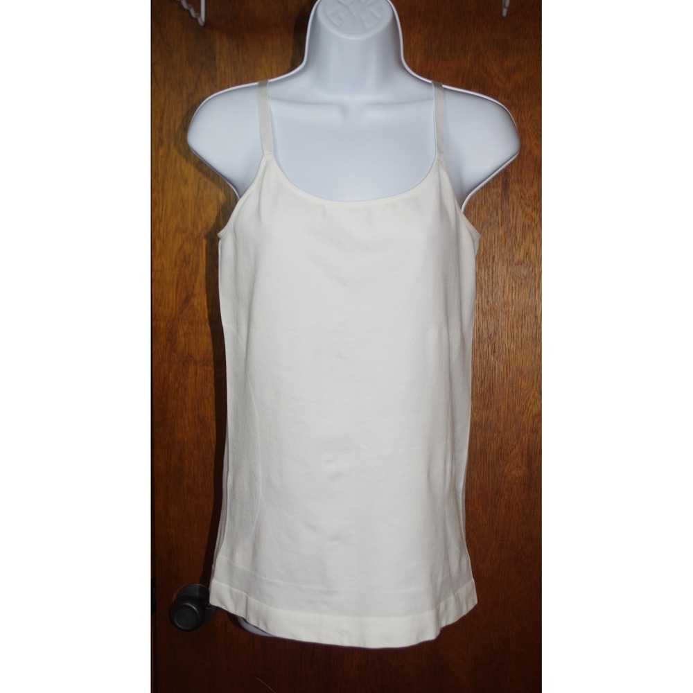 Shapermint Essentials Women 3XL White Scoop Neck Camisole Shaper Tank Top #62001